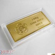 上海造幣廠鑄造24k黃金投資金條 集投資、收藏與禮品價值于一身